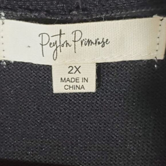 Nordstrom Peyton Parker Puff statement sleeve plus size cardigan sweater 2X New - Picture 5 of 8